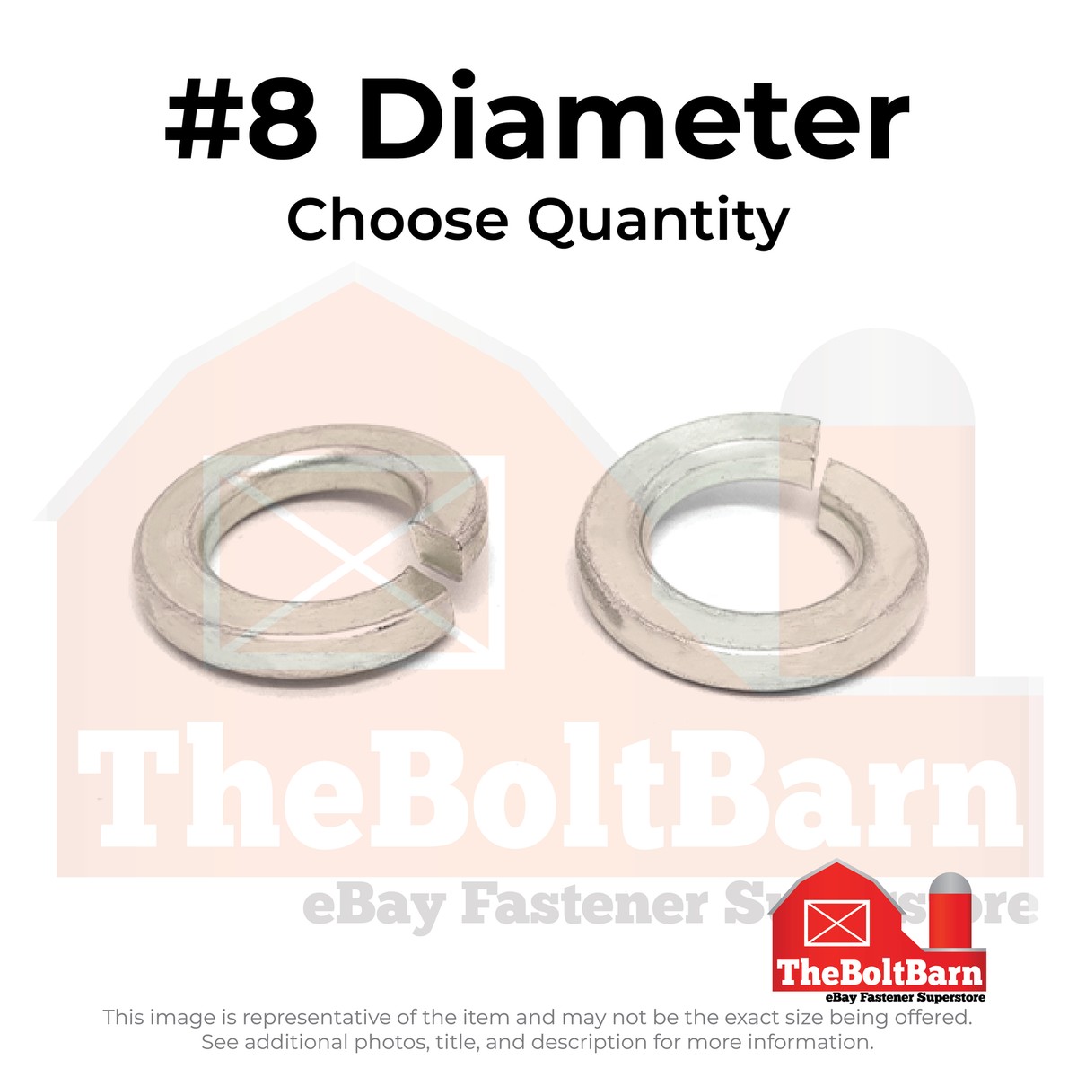 ABCO Fastener 18-8 Stainless Steel Split Lock Washers – All Sizes #6 To 1″ ID – Contractor Pack - View #3