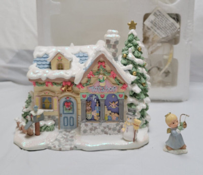 2001 Hawthorne Village Precious Moments TINY TREASURES TOY SHOP 79383 #B1091 COA