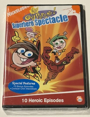 Nickelodeon The Fairly Odd Parents Superhero Spectacle DVD Sealed 10 Episodes
