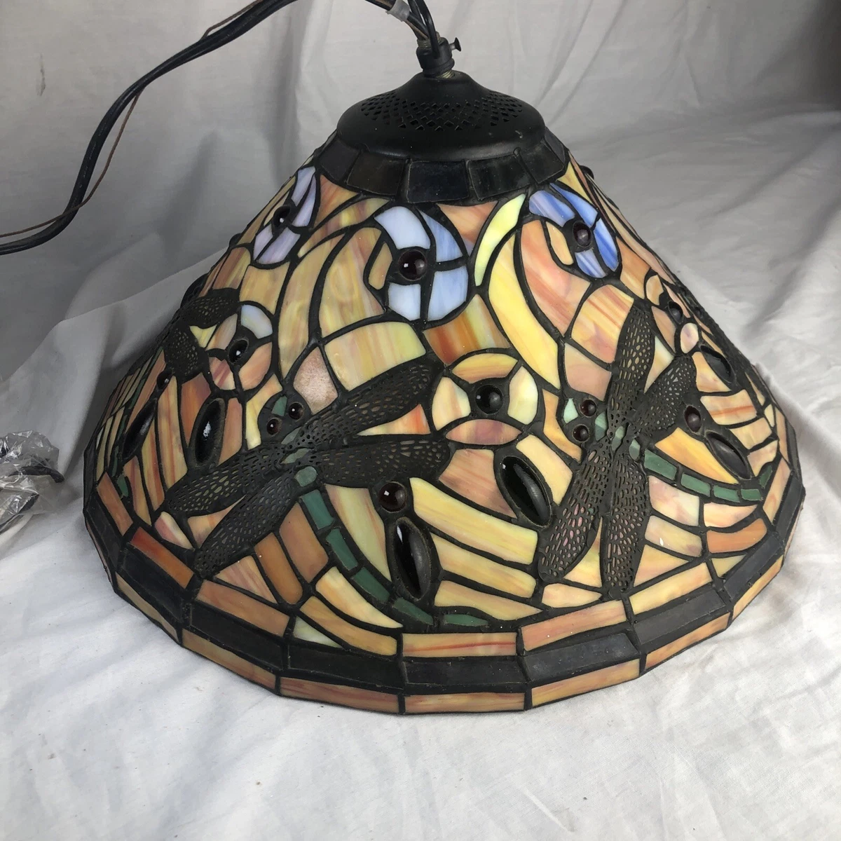 Spectrum stained glass lamp shade deals