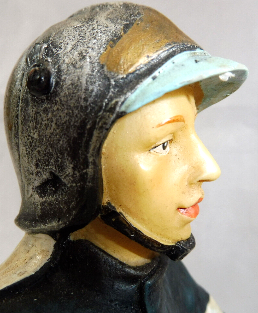 Statuette De Pompier Italien En Résine - Hauteur 14,5 Cm - Occasion, Année ~2000