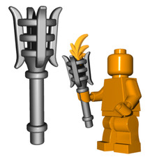 Brickwarriors Custom TORCH for Minifigures LOTR Knight King Castle