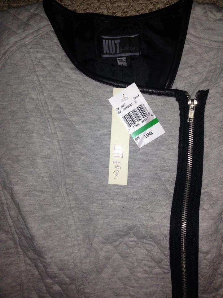 Kut from the kloth women jacket coat quilted sz L as pictured - Image 3 of 3