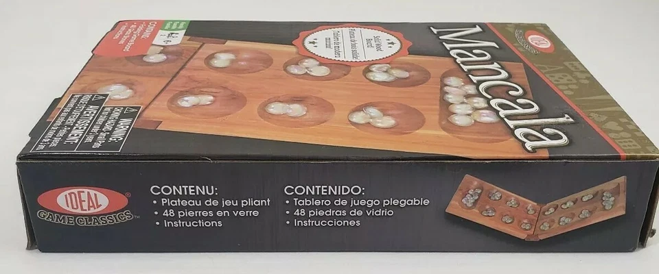 Ideal ~Classic Mancala Board Game~ NEW ~family board game~ boredom buster ~6+ - Image 3 of 4