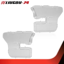 Fit For 2015-2017 Ford F150 F-150 Headlight Headlamp Lens Clear Cover LH+RH Side