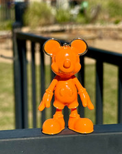 NEW BaubleBar X Disney MICKEY MOUSE Neon ORANGE Gold Backpack BAG CHARM Keychain