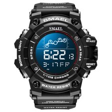 Smael Men's Digital Sport Watch For Boys Gift Water Resist Countdown Wristwatch