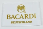 Bacardi Rum Germany Bat Logo Patch Fabric Patch Patch White