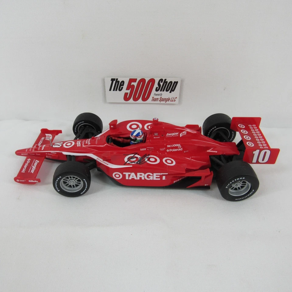 Signed 2009 Dario Franchitti #10 Target Ganassi IndyCar 1:24 Hot Wheels DieCast - Image 3 of 4