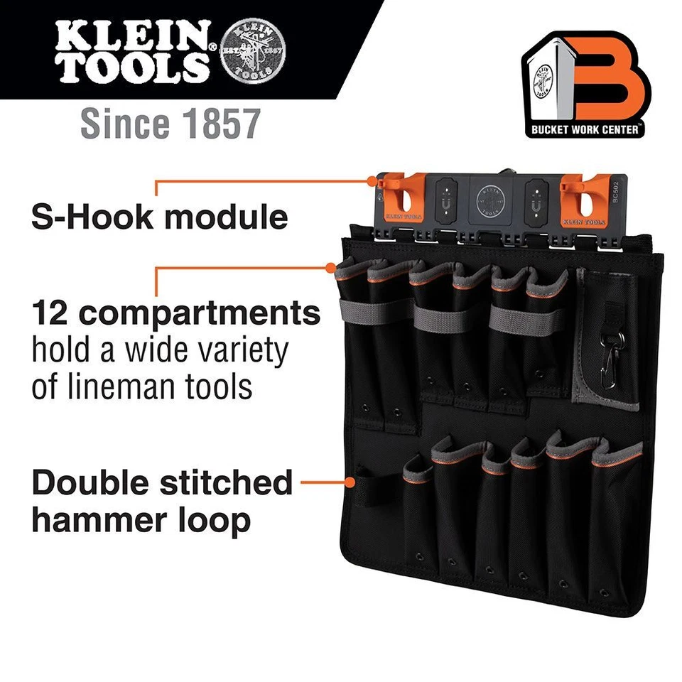 Klein Tools BC502S Tool Apron Storage Module, S-Hook - Image 2 of 4