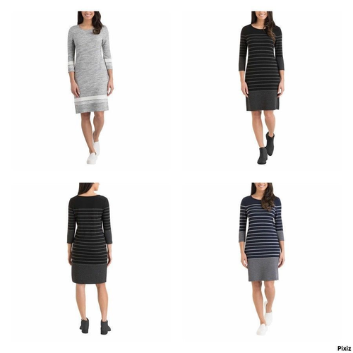 Hilary Radley Ladies' 3/4 Sleeve Dress 