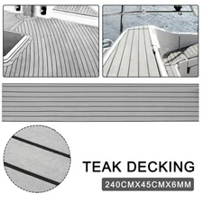 94.5" EVA Foam Boat Decking Sheet Mat Faux Teak Deluxe Marine Yacht Flooring us