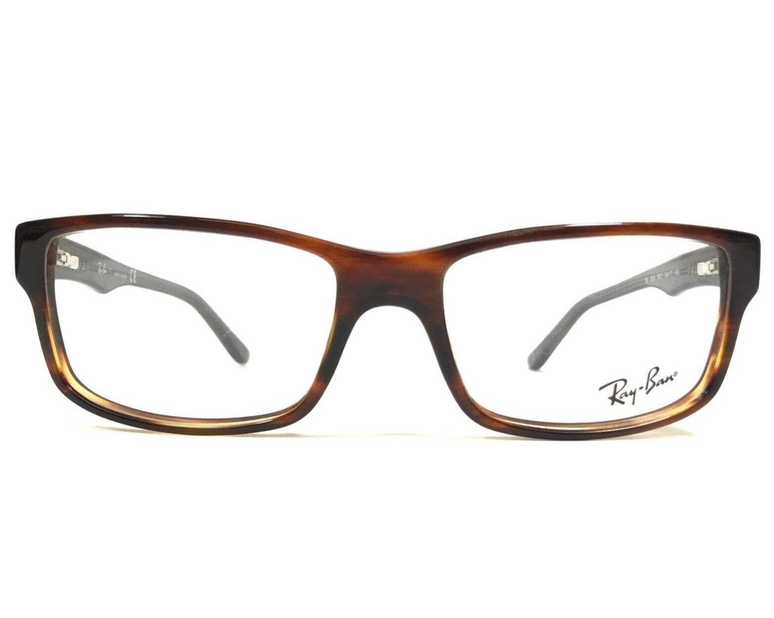 Ray-Ban Eyeglasses Frames RB5245 5607 Tortoise Clear Gray Rectangular 54-17-145