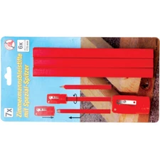 set of 7 pcs carpenter pencils and temperin - code bgs85853 KRAFTMANN workshop
