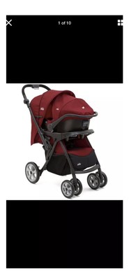 joie travel system red