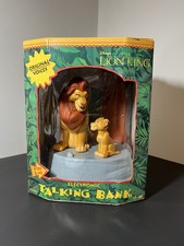 THE LION KING Electronic Talking Bank DISNEY Thinkway Toys NEW/unopened Vintage