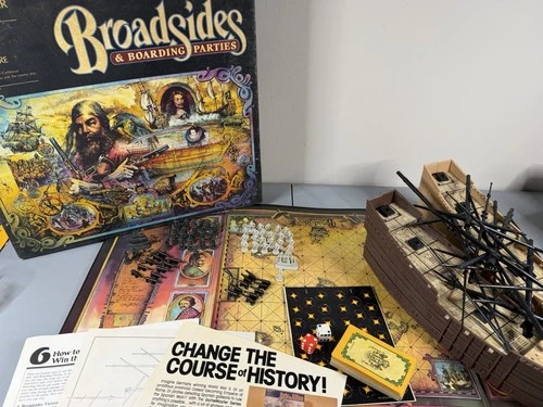 Vintage 1984 Broadsides & Boarding Parties Milton Bradley GAMEMASTER Series