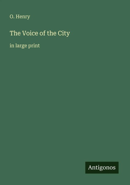 O. Henry | The Voice Of The City | Taschenbuch | Englisch (2025)-image