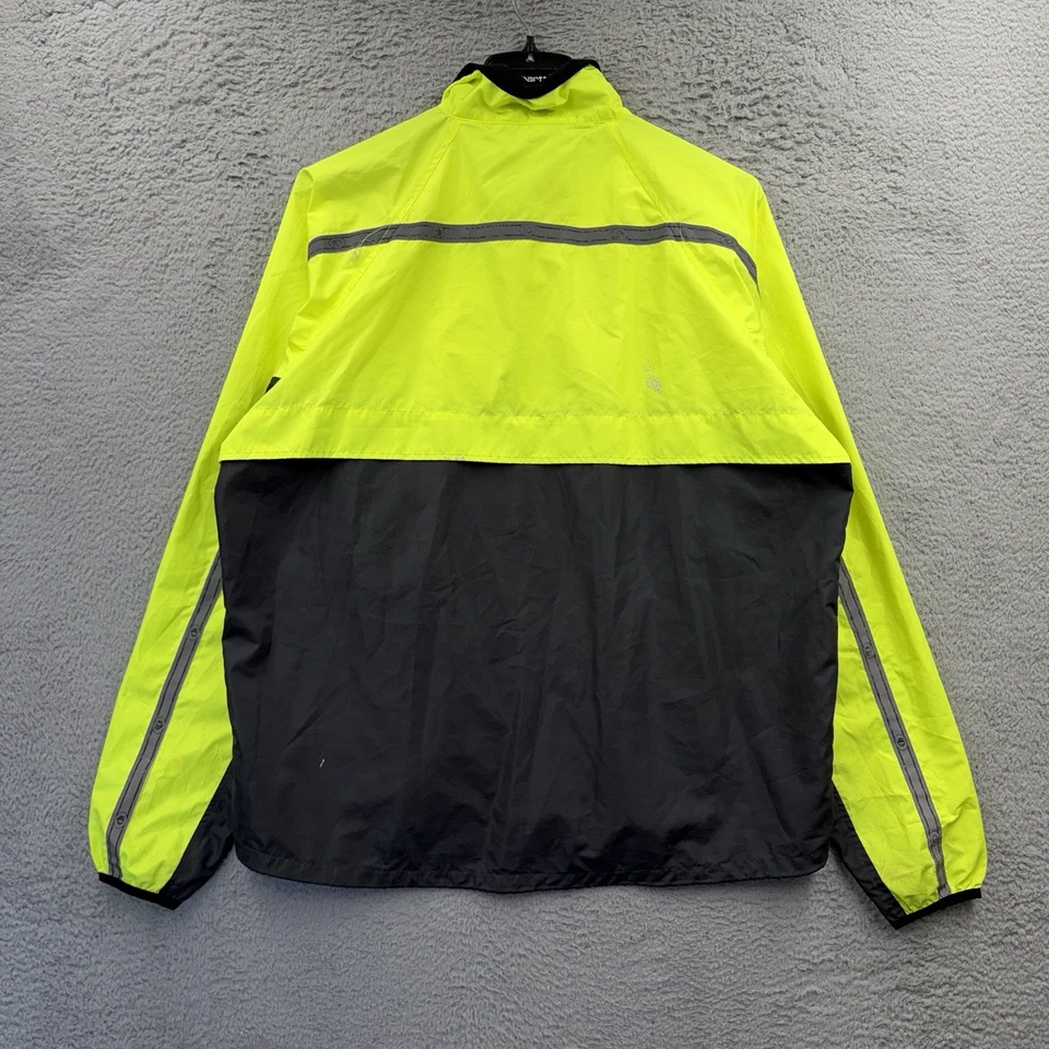Pearl Izumi Cycling Barrier Elite Series Jacket Mens XL Neon Vented Flaws EUC - Image 2 of 4