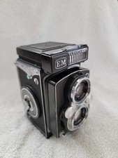 Vintage Yashica-Mat EM TLR 120 Film Camera Yashinon 80mm f/3.5 lens