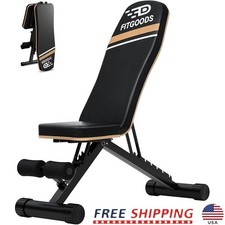 Adjustable Weight Bench 660lbs No Assembly Foldable Home Gym Equipment Fitness