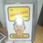 Topps Aaron Judge The Aaron Judge Story Booklet No. 1 Yankees MLB 1970 Card