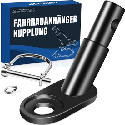Fahrradanhänger Kupplung,Hundeanhänger,Anhänger Adapter,Schwarz,Legierter Sta...