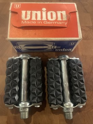 Vintage New-Old-Stock UNION 9/16'' Pedals   Germany   #265.    (NJ)