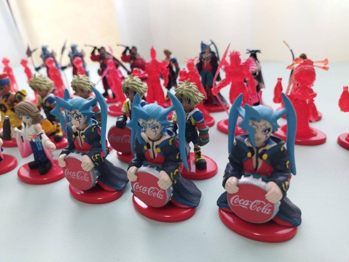 Coca-Cola Final Fantasy X FFX Collectible Figure Set of 36