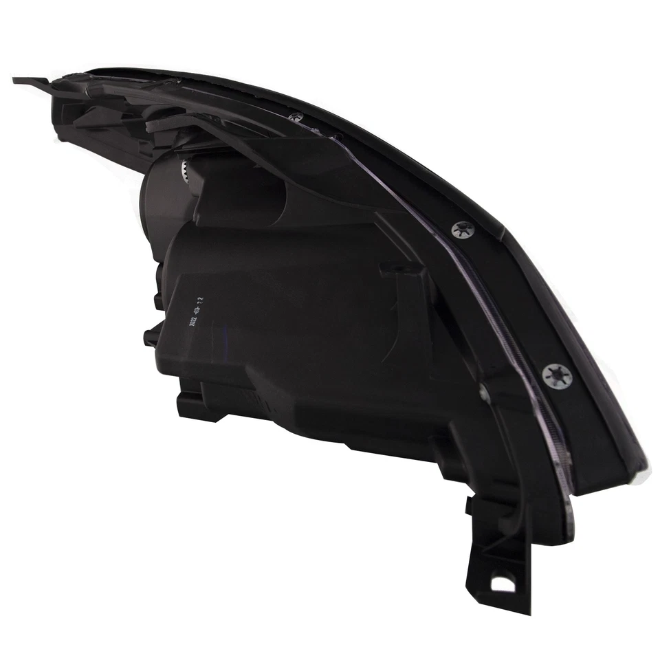 Faróis compatíveis com Toyota Solara 04-06 cupê/par de carcaça preta halogênio conversível - Imagem 4 de 4