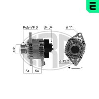 ERA Generator 210263A FüR Alfa Romeo Passend FüR Fiat Lancia
