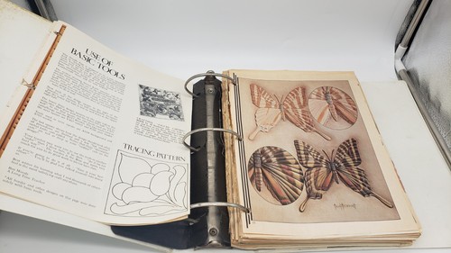 Large Binder Full Of Vintage Leather Tutorials Instructions And Diagrams