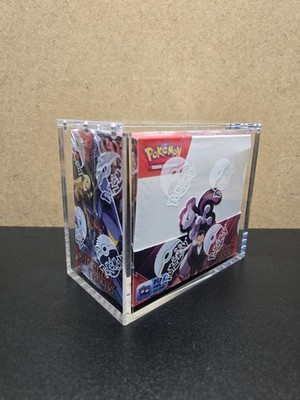 Pokemon Booster Box Magnet Acryl Display Case UV Geschützt Trusted Seller  