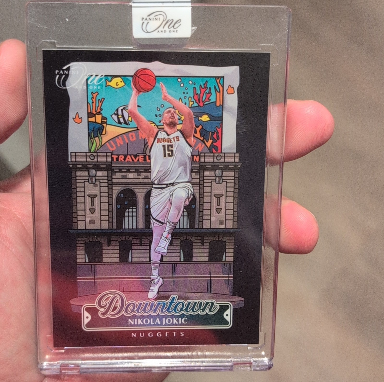 2024-25 Panini One And One Nikola Jokic #9 Downtown Nuggets Case Hit SSP