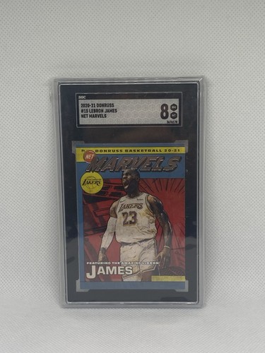 LeBron James #15 2020 Donruss Net Marvels card