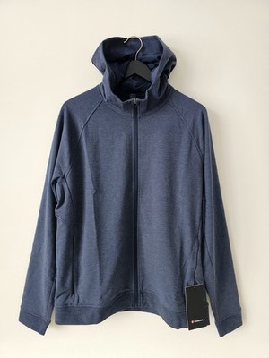 NWT LULULEMON City Sweat Full Zip Hoodie Jacket Men's XL HTTN True Navy Blue