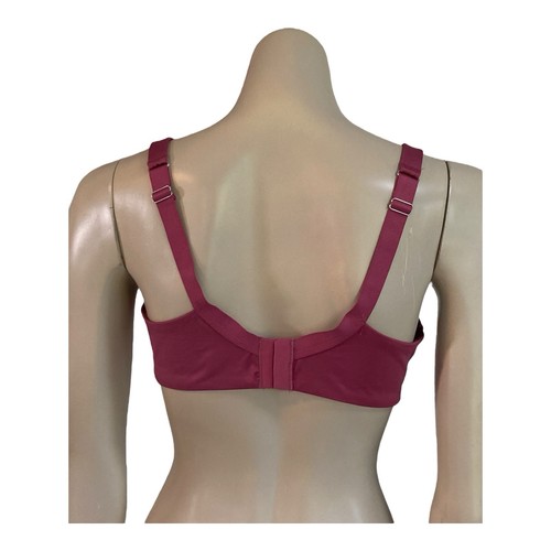 Intimo Smooth Miracle T-Shirt Bra Sz 14D 36D Underwire Padded 3 Hook 3720 Pink - Picture 2 of 10