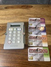 Monopoly Elektroniczna jednostka bankowości - Sliver Gray Cztery karty zastępcze Pieniądze