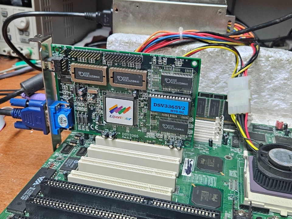 S3 Trio64V2/DX, 86C775, VRAM 2MB, PCI, VGA, Expert Color DSV3365V2, WORKING CARD - image 4 of 4