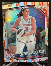 2025 Panini Prizm WNBA Stefanie Dolson #112 Washington Mystics WNBA Logo Prizm