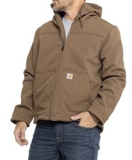 New CARHARTT Brown Super Dux Mens 2XL Relaxed Fit Sherpa Lined Work Jacket 174