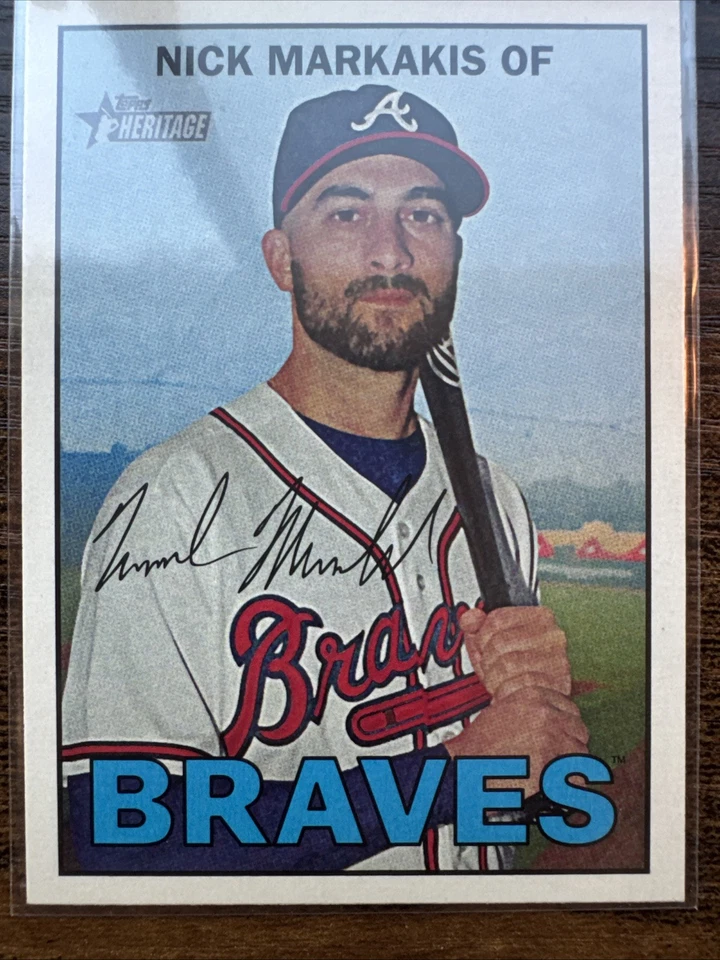Topps Heritage 2016 (1-425) - Juego de equipo Atlanta Braves  Foto 4 de 4