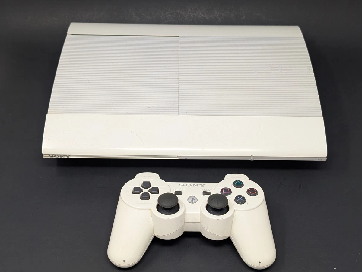 Sony PlayStation 3 - Super Slim 白色视频游戏机| eBay