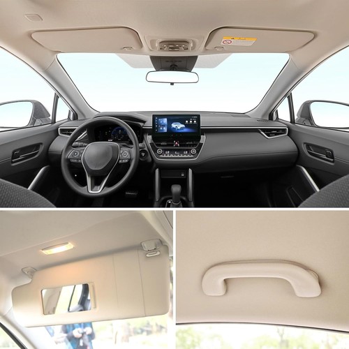Beige Automotive Suede Headliner Fabric with Foam Backing Car DIY Replacement - Picture 6 of 15