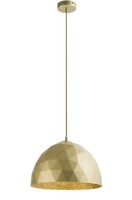 HäNgelampe Gold Rund Metall Ø35 Cm E27 Bis 0,9 M Design Pendel Leuchte KüChe