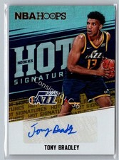 2017-18 Hoops #HSR-TB Tony Bradley Red Hot Signatures Rookies