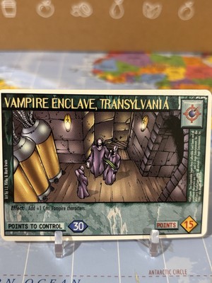 Wildstorms CCG Vampire Enclave, Transylvania Unlimited Rare Card Image DC Comics