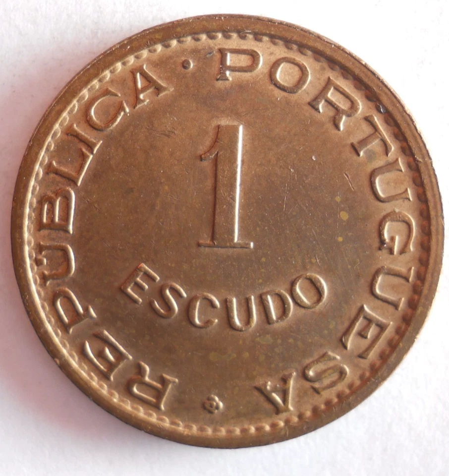 1973 MOZAMBIQUE ESCUDO - Great Coin - FREE SHIPPING - BIN #352 - Image 2 of 2