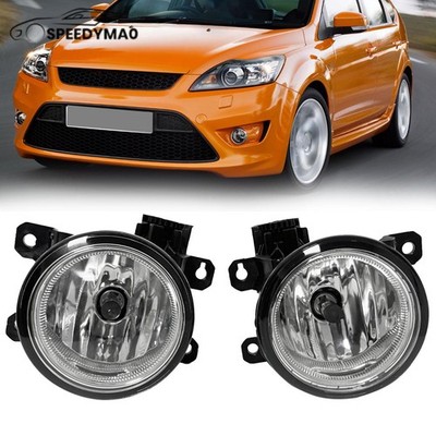 For Ford C-Max 2013-15 2016 Clear Lens Pair Front Bumper Fog Light Driving Lamp
