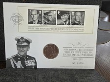 2021 Duke of Edinburgh &pound;5 Five Pounds Royal Mint PNC Stamp Coin Cover